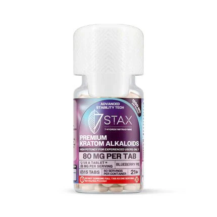 7Stax Premium 7-OH Kratom Alkaloid Tablets (1200mg - 15 Count) - Image 5